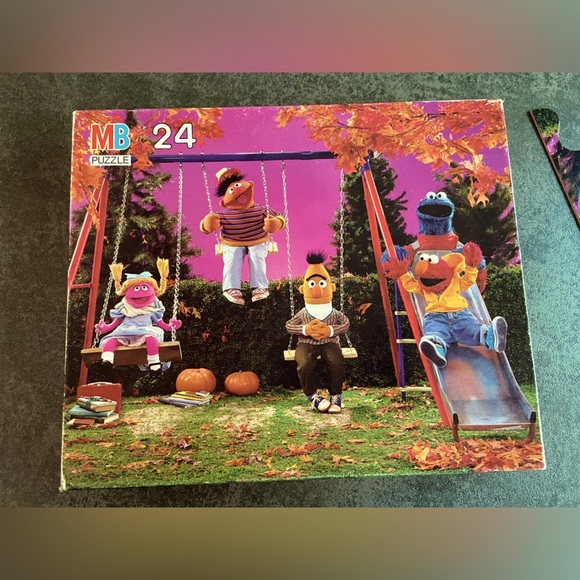 Vintage‎ 1989 Sesame Street Puzzle COMPLETE - Picture 1 of 4